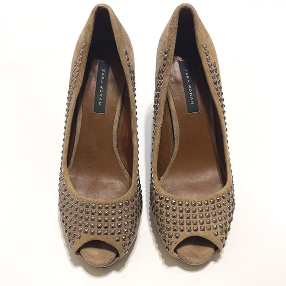 Zara Rhinestone Woman Heels - Picture 2 of 11